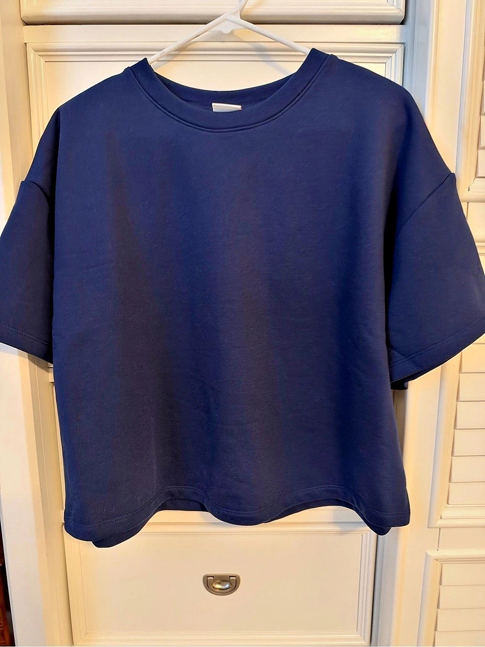 A New Day Short Sleeve Boxy T in Blue Size Large NWT